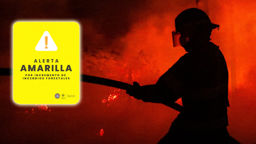 Emiten Alerta Amarilla por incremento de incendios forestales