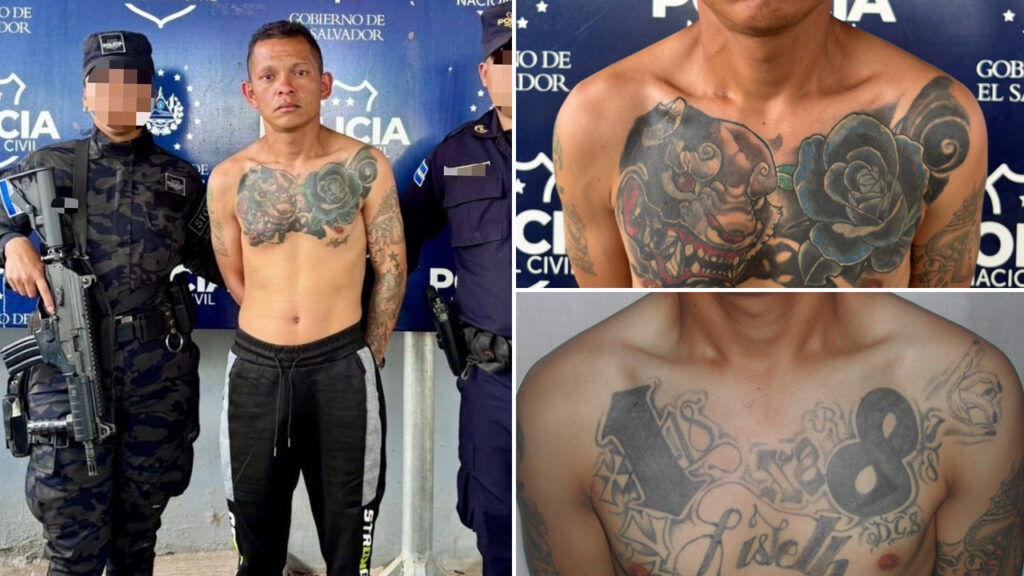 Taparse los tatuajes de pandilla con otros artísticos no le valió a este terrorista