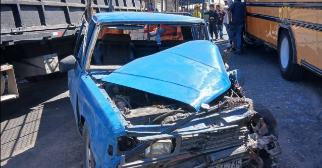 Reportan fuerte accidente de tránsito en Nejapa