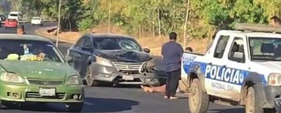 Ciclista resulta lesionado tras ser impactado por vehículo en Usulután