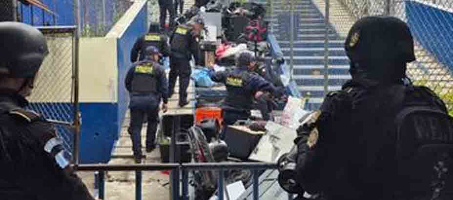 GUATEMALA: decomisan tv y otros electrodomésticos tras requisa en el penal El Preventivo