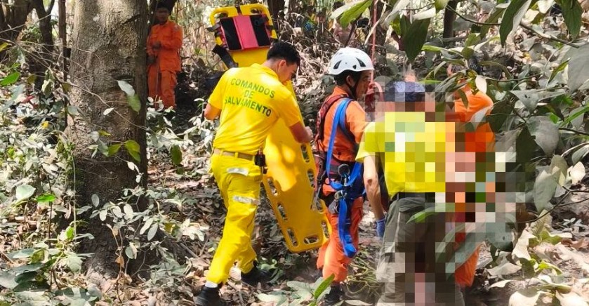 Hombre se desmaya mientras cortaba mangos en un árbol en Nejapa