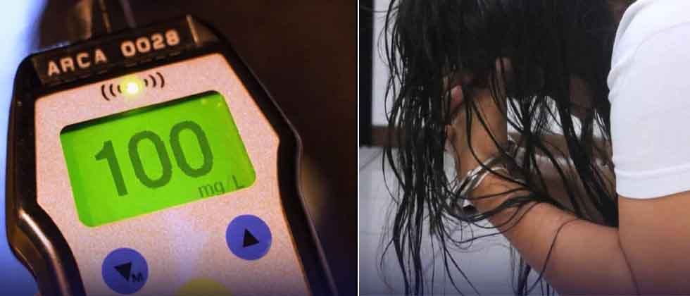 Suspenden licencia y prohíben consumo de alcohol a mujer acusada de conducción peligrosa