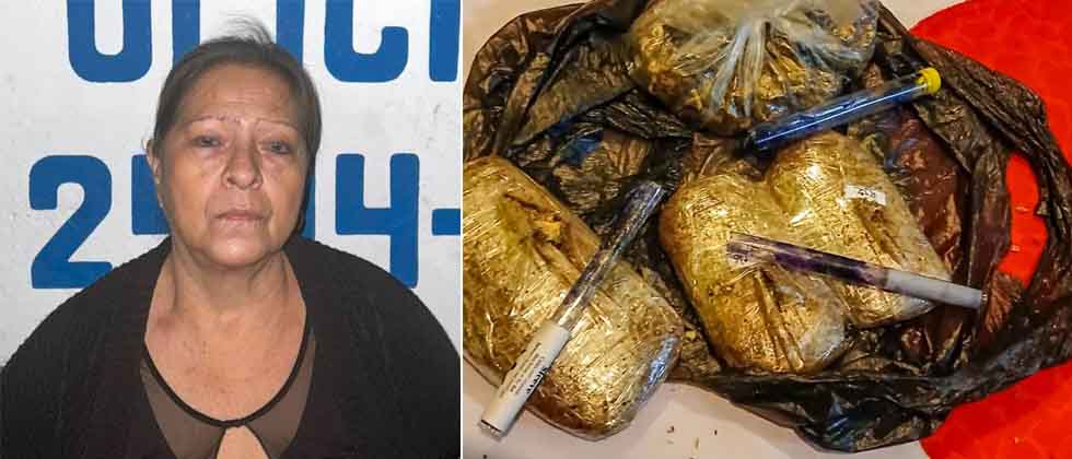 Capturan a mujer por tráfico de drogas en Chalchuapa; su esposo fue detenido anoche