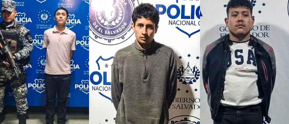 Capturan a tres sujetos con varias porciones de droga en San Salvador