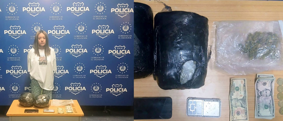 PNC captura a joven de 19 años tras encontrarle abundante droga para su distribución