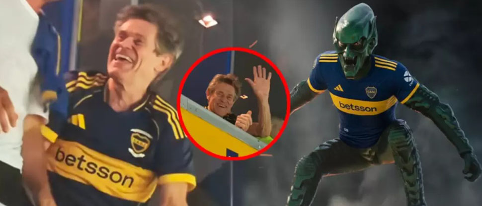 El «Duende verde» es captado en la Bombonera apoyando al Boca