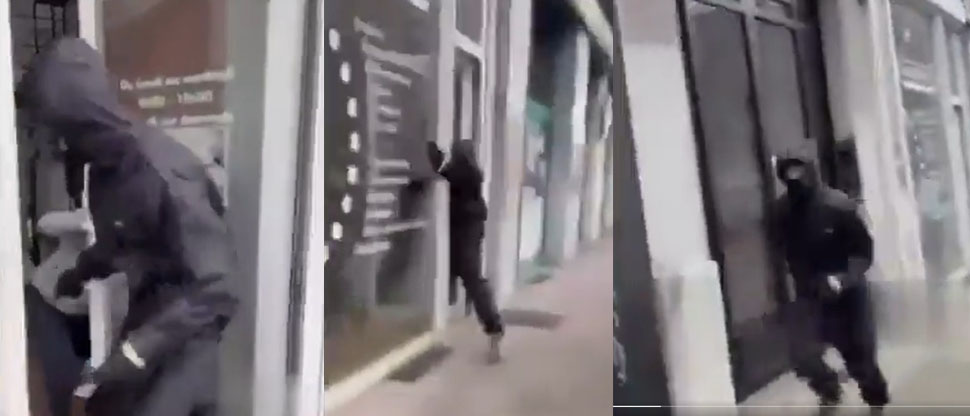 Francia: vídeo impactante del ataque con granada contra un salón de belleza