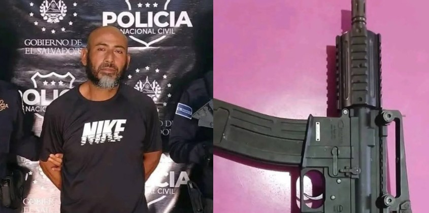 Detienen a colaborador de pandillas con un fusil en Cabañas