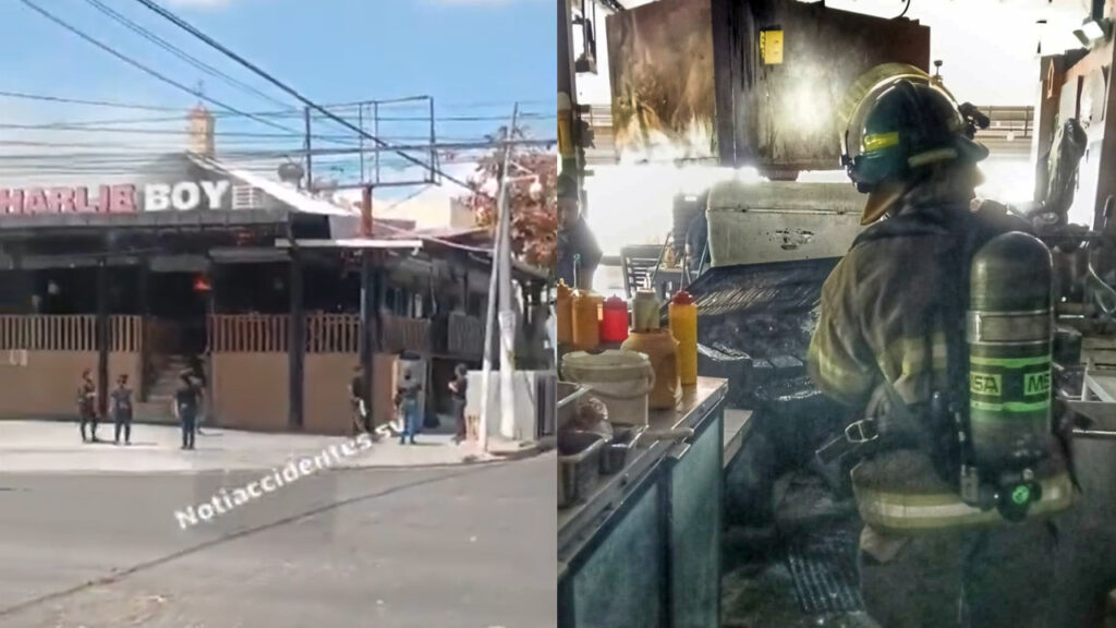 Cuerpo de Bomberos atiende conato de incendio en pizzería de Ciudad Merliot