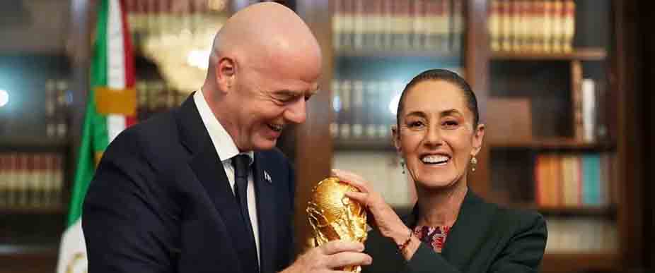 Presidente de la FIFA confía que se puede jugar el Mundial en México