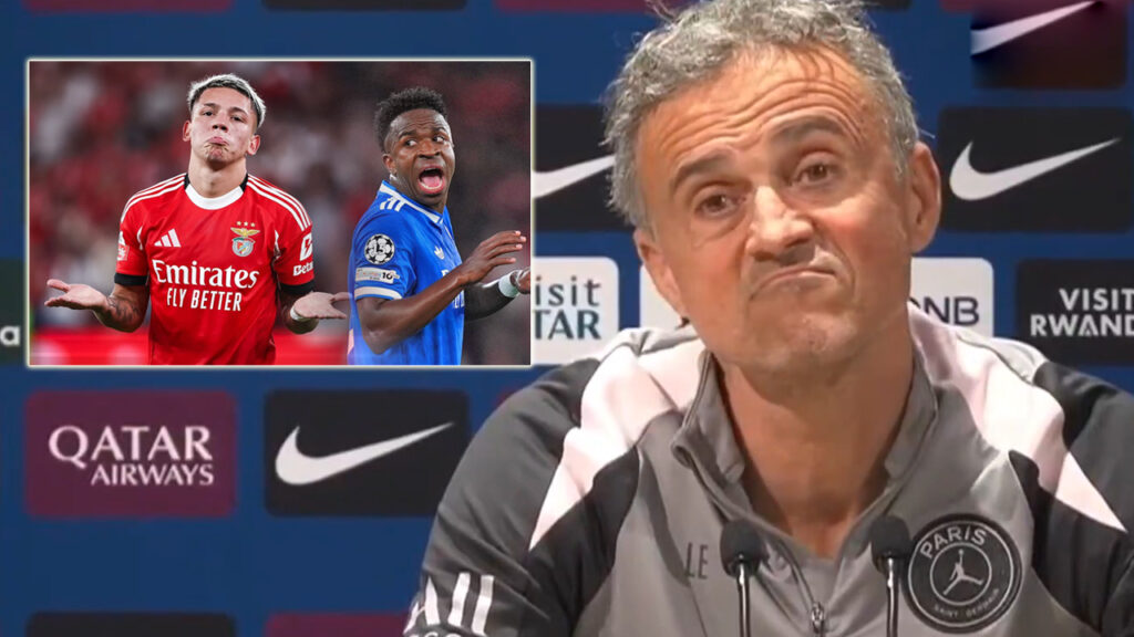 La reacción de Luis Enrique al ser cuestionado por el caso Vinicius Jr. – Prestianni