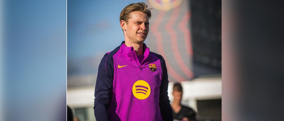 Frenkie de Jong estará al menos un mes de baja por una rotura en el bíceps femoral