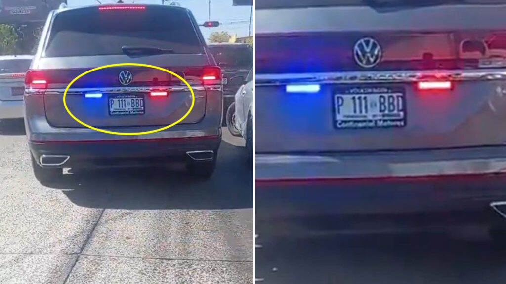 Denuncian a conductor por circular con luces estroboscópicas en San Salvador