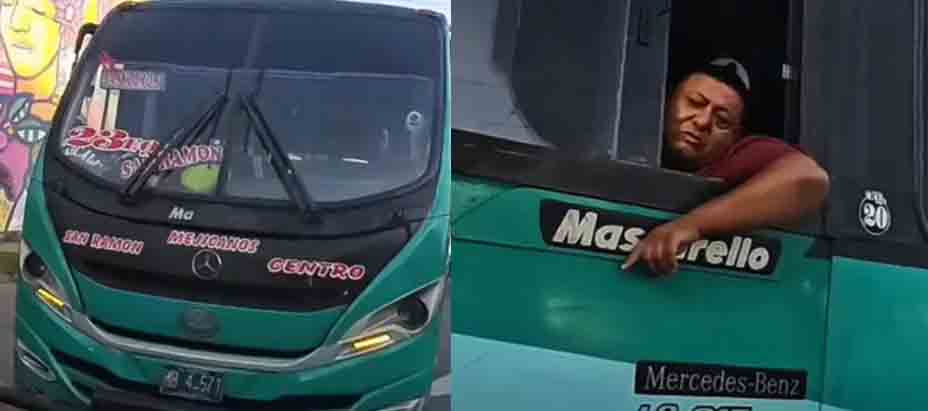 Denuncian a microbusero de la ruta 23 por cometer graves faltas en Mejicanos