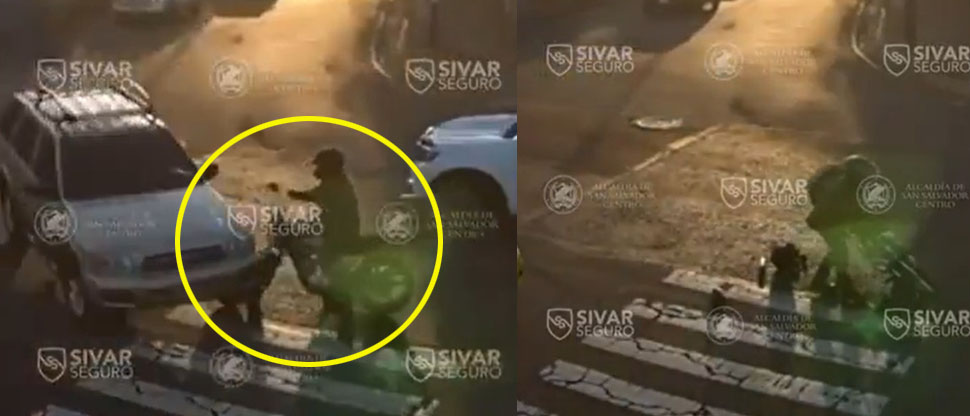 Cámaras de SivarSeguro captan un accidente de tránsito en la Avenida Bernal