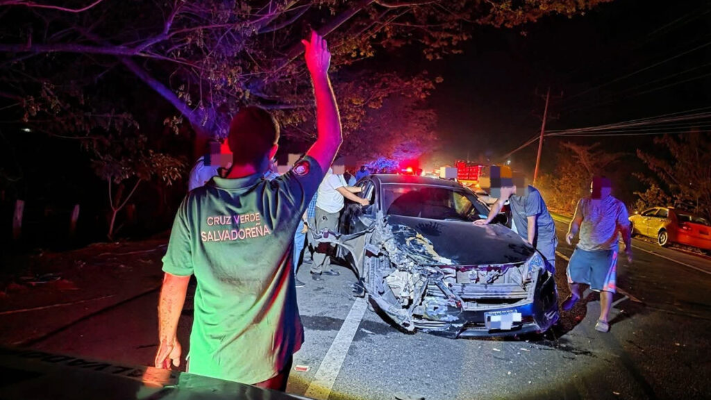 Se registra múltiple accidente en San Miguel esta madrugada