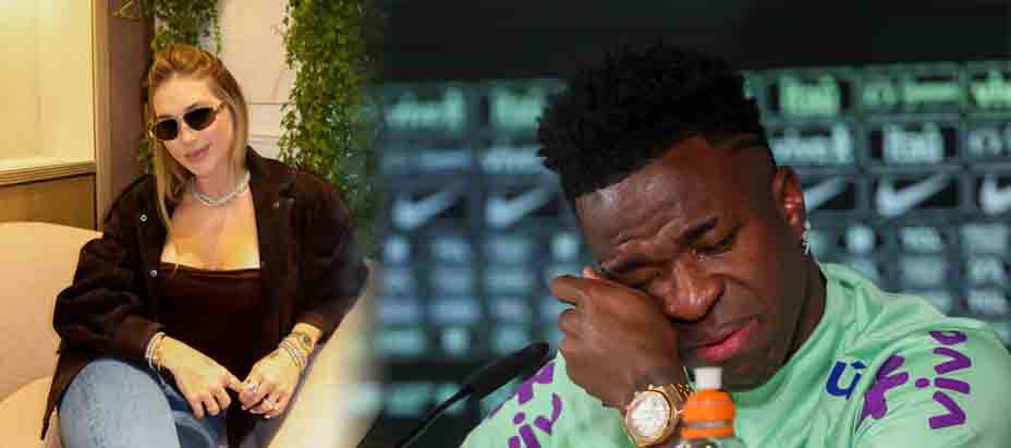 Novia de Vinicius revela que tiene problemas para hacer «el delicioso» con el brasileño