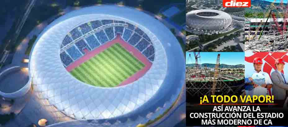 Periódico hondureño destaca construcción del nuevo estadio de El Salvador y lo llama «el más moderno de Centroamérica»