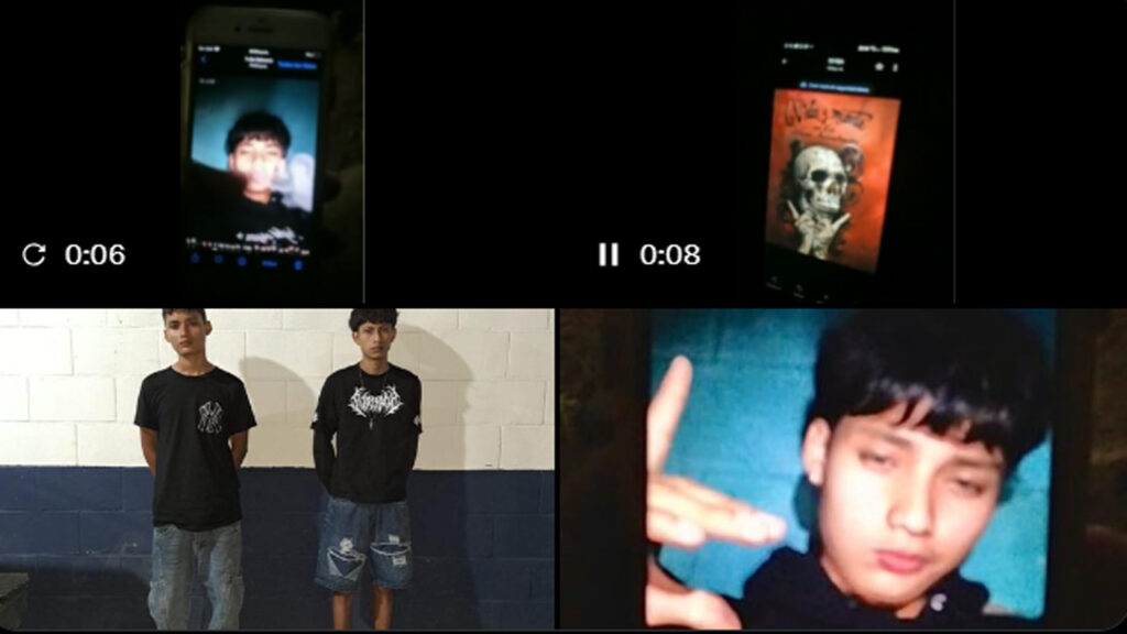 Capturan a jovencitos que tenían en sus teléfonos imágenes que los vinculan con pandillas