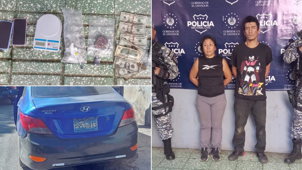 Inteligencia policial permite la captura de pareja dedicada al tráfico ilícito