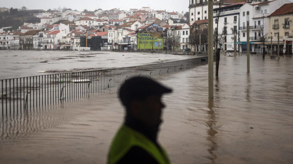 Portugal: un fallecido y estragos deja el paso de la borrasca Leonardo