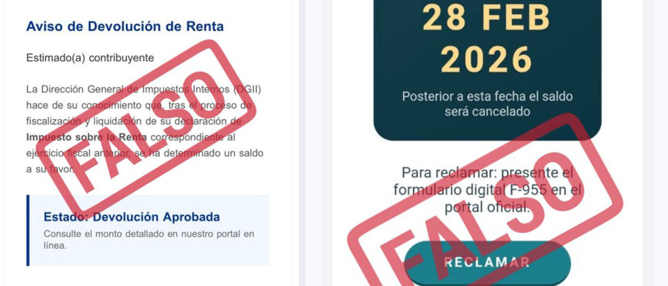 Ministerio de Hacienda pide a la población a no caer en la nueva estafa en tema de la Renta