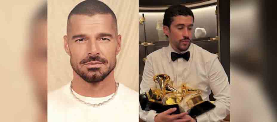 Ricky Martín felicita a Bad Bunny por la noche que tuvo en los Grammys