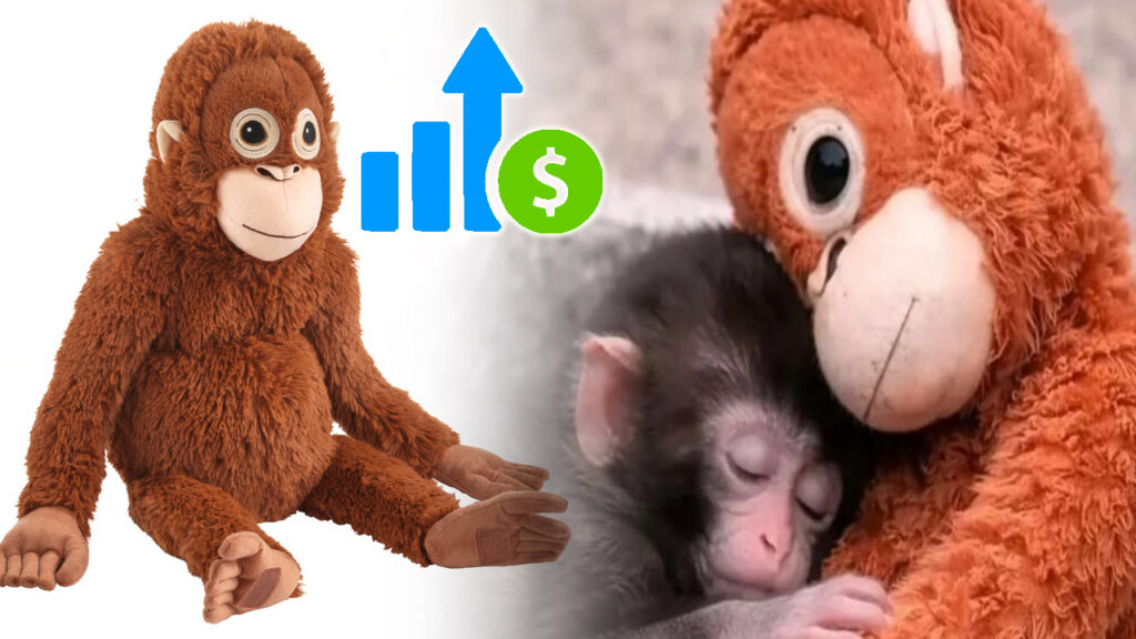 Se disparan las ventas de Djungelskog, el peluche que sirvió de consuelo al monito Punch