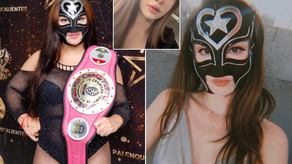 Luchadora se quita la máscara y revela su identidad tras padecer dura enfermedad