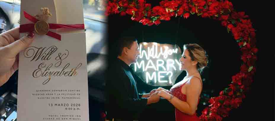 Así son las tarjetas de los invitados para la boda de Will Salgado