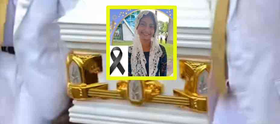 Dan último adiós a Edith Madai de 15 años tras sufrir accidente de tránsito