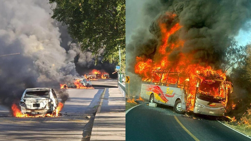 México: jornada de violencia en Jalisco; las autoridades dieron de baja a alias “el Mencho”