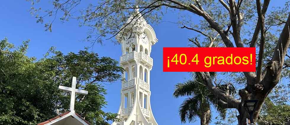 San Vicente registra las temperaturas más altas del país ¡superando los 40.0 grados!