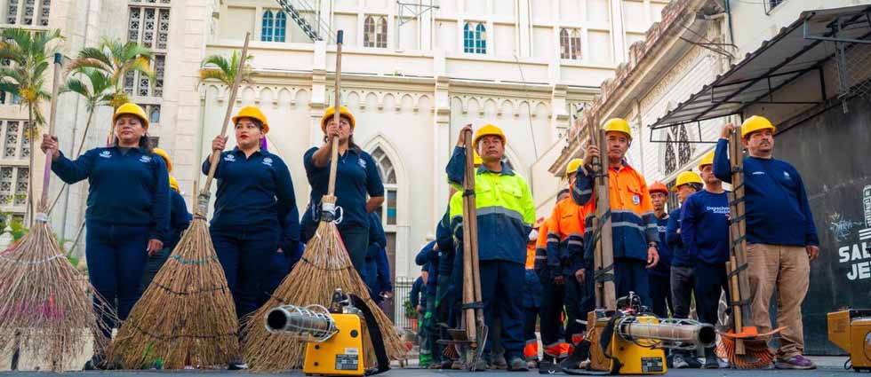 Alcaldía de San Salvador pone en marcha el Plan Especial de Limpieza por Semana Santa para garantizar espacios ordenados y salubres