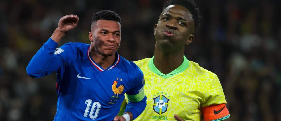 Amistoso Brasil vs Francia se roba todos los focos y las miradas están puestas en el duelo Vinícius-Mbappé