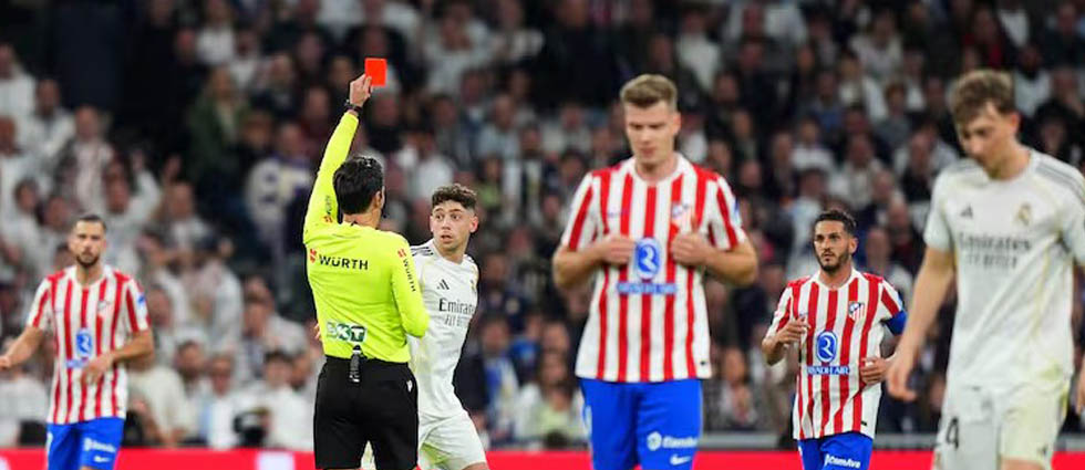 Valverde solo se perderá un partido tras ver la tarjeta roja contra el Atlético