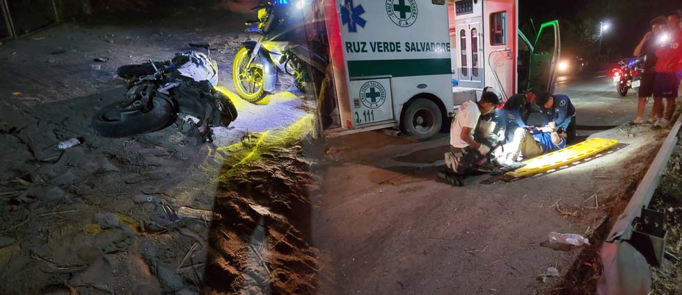 Conductor acaba en el hospital tras ser embestido en la Troncal por un automovilista que se dio a la fuga