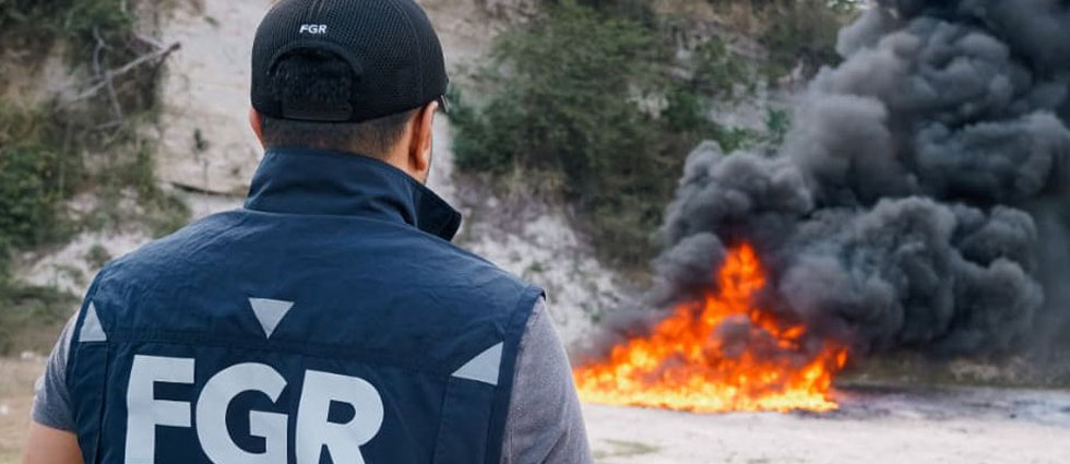 FGR destruye más de 140 mil dólares en droga