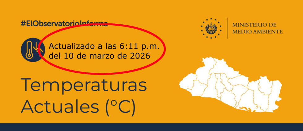 ¡MARN registra temperaturas de ¡36.6 grados! a esta hora de martes!