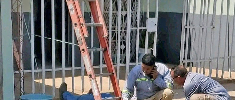 Trabajador de compañía telefónica sufre descarga eléctrica en Usulután