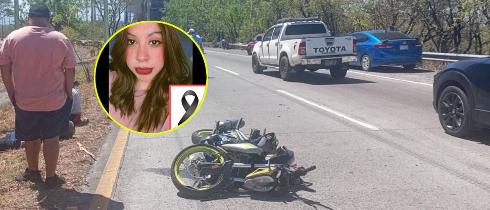 Identifican a joven embarazada que falleció tras accidente en autopista a Comalapa