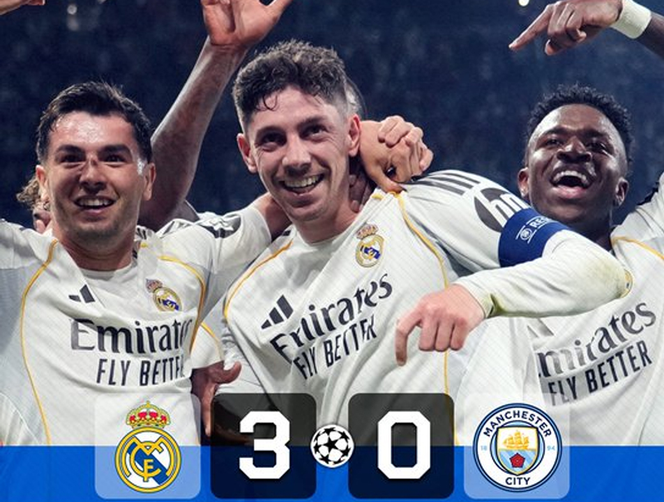 El Real Madrid aplasta al City de Guardiola y pone un pie en los cuartos de la Champions