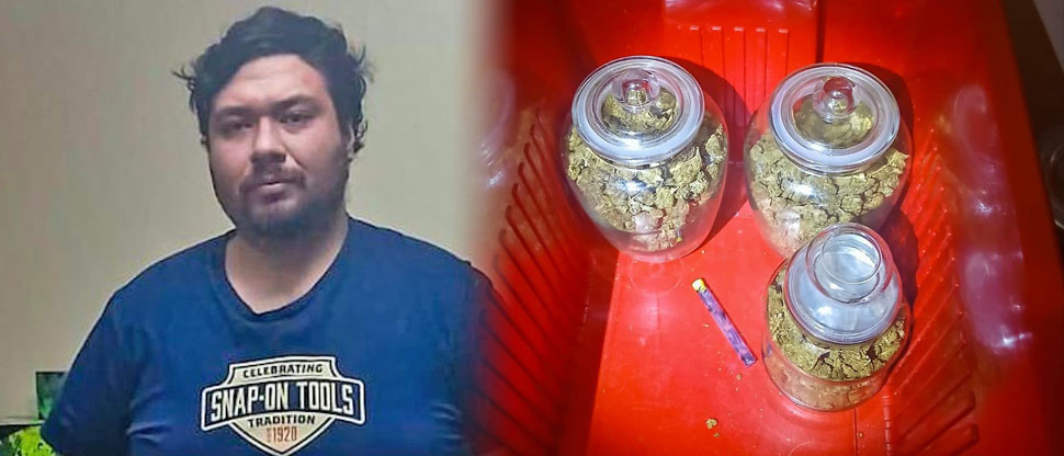 Capturan a sujeto que intentaba distribuir drogas en Chalatenango