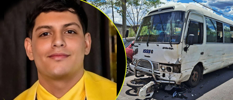 Él era Edwin, joven motociclista que falleció por la irresponsabilidad de un microbusero