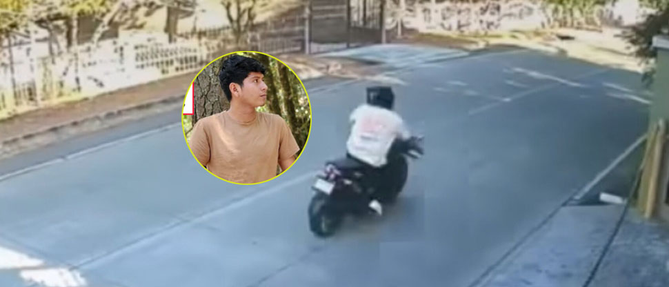 Este es el momento cuando joven motociclista pierde la vida al accidentarse en La Unión