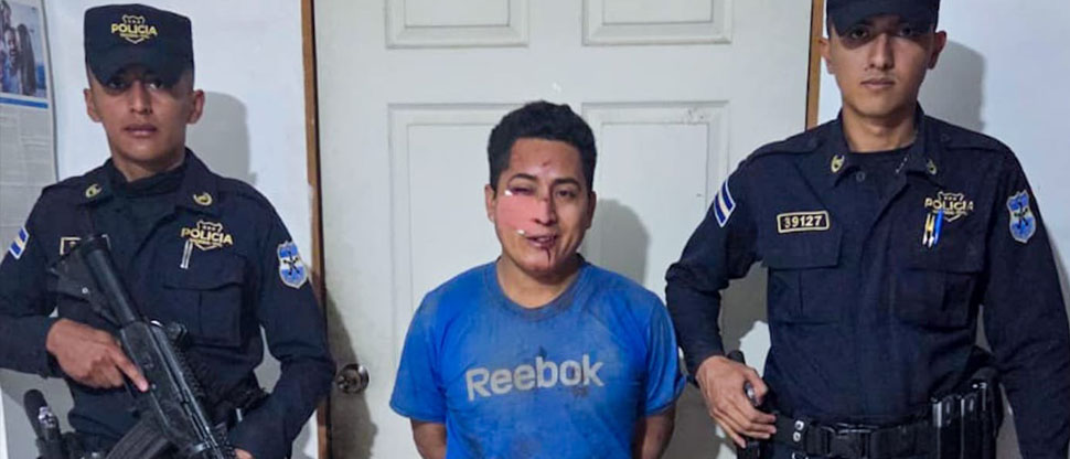Capturan a pandillero que posee antecedente criminal tras sufrir accidente vial en San Miguel