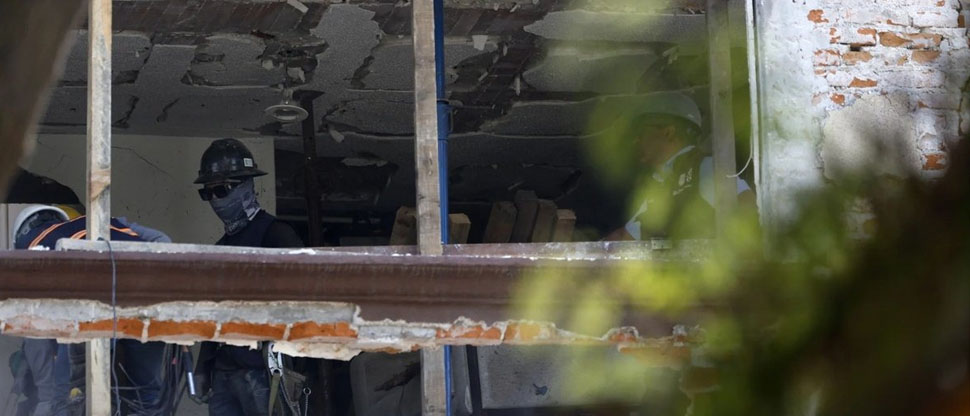 Cuatro lesionados deja explosión por gas en un edificio de la Ciudad de México