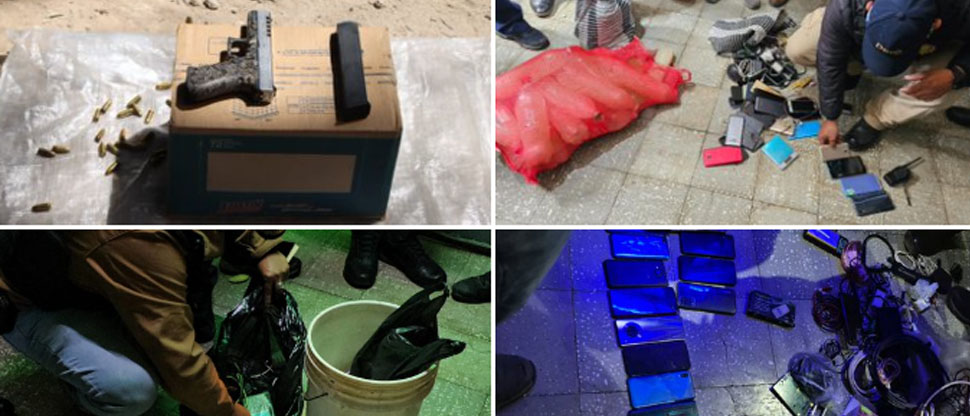 GUATEMALA: localizan arma, drogas y celulares durante requisa en centro penal de Pavón