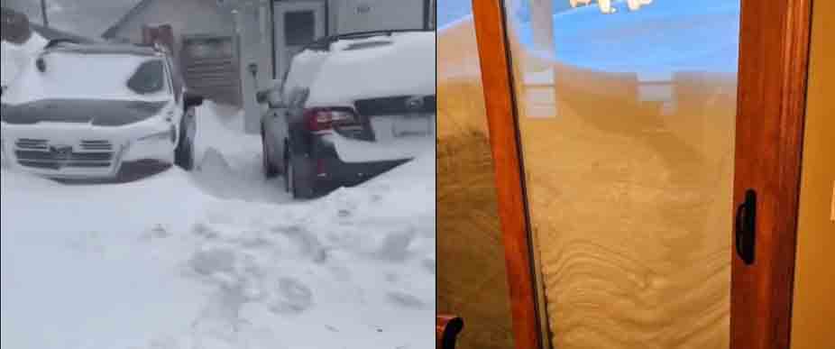 EEUU: tormenta de nieve provoca interrupciones en el transporte y servicio eléctrico en Michigan